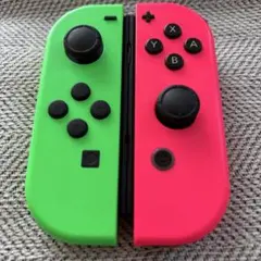 【美品純正完動品】Nintendo Switch Joy-Conグリーンピンク①
