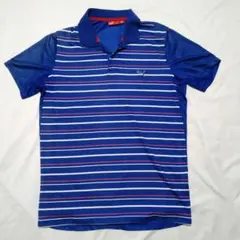 【USED】PUMAGOLF　プーマゴルフ　ボーダー　速乾素材　サイズＬ