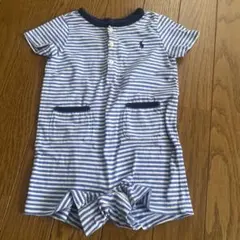 Ralph Lauren ストライプロンパース 6M