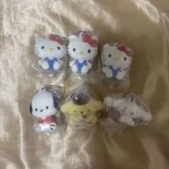 サンリオ ふわわフロッキーマスコット　6個セット