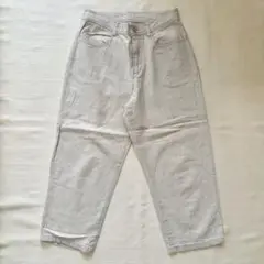 無印良品 リネンテーパードパンツ