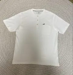 クロコダイル Crocodile ヘンリーネック Tシャツ　Lサイズ