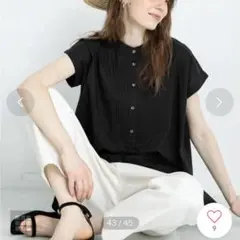 URBAN RESEARCH エアリーコットンピンタックドレスシャツ
