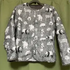 グラニフ　TAION コラボ　リバーシブル　ダウンジャケット　動物柄　完売商品