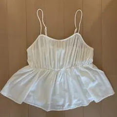 H&M ぺプラムキャミトップスビスチェ　Lサイズのサムネイル