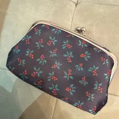 小樽　スーべニール　花柄がま口財布