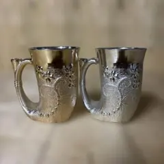 RoyalGlassWare ホルン型 ビアグラス　東洋ガラス　昭和レトロのサムネイル