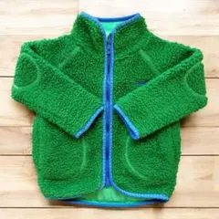 【katvig/キャトヴィ】北欧 フリースジャケット 80 緑色