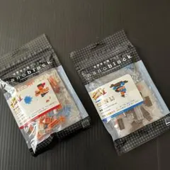 2点セット ナノブロック ストリートファイターⅡ リュウ 春麗