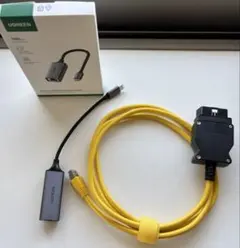 【美品】ENET 有線ケーブル コーディング タイプC変換器セット