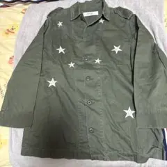 REPLAYオリーブグリーン ミリタリージャケット 星刺繍
