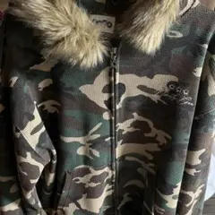 迷彩 パーカー