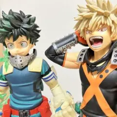 幼馴染組♡爆豪勝己緑谷出久フィギュア一番くじヒロアカ二人のあこがれデクかっちゃん