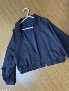 GU ブルゾン　アウター　ネイビー