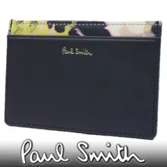 ポールスミス 黒ブラックヘイジートリム2シリーズ パスケース 定期入れ 未使用品