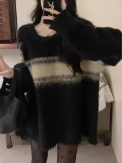 ボーダーニット ニット