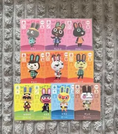 どうぶつの森 あつ森 amiibo amiboカード ウサギ うさぎ セット