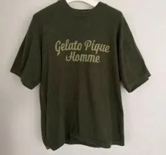 ジェラピケ　オム　ルームウェア パジャマ L オリーブ スムージィー ショップ袋