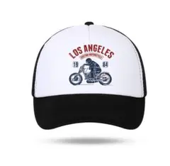 LOS ANGELES バイカーデザイン キャップ ユニセックス対応