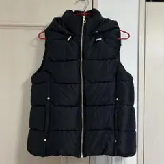 【新品】MUMUさん　シークレットビーン　ダウンベスト　フード付き