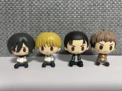進撃の巨人　ちょこのっこ　アルミン　ジャン　ミカサ　エレン