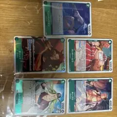 ワンピースカード 赤髪海賊団 3枚セット 即決OK - メルカリ