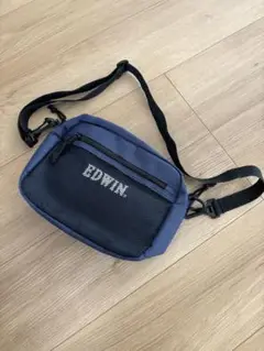 EDWIN ネイビー ショルダーバッグ