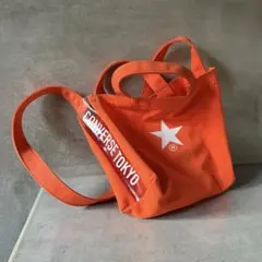 【 極美品 】 CONVERSE TOKYO オレンジ ショルダーバッグ