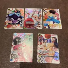 ラウンドワン】ワンピースカード ナミ、ロビン、チョッパー他 - メルカリ
