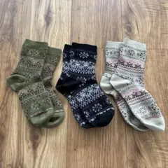 レディース　靴下　ソックス　3足組