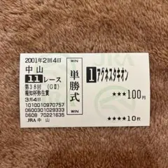 2025年最新】馬券 アグネスタキオンの人気アイテム - メルカリ