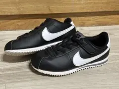 NIKE CORTEZ ナイキ コルテッツ ブラック レザー スニーカー キッズ
