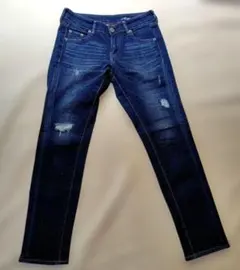 American holic ダメージ加工 スキニーデニム Sサイズ