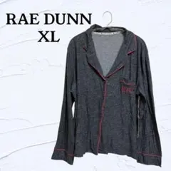 ✨美品✨RAE DUNN【XL】 グレー 長袖ルームウェアシャツ ゆったり