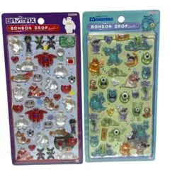【正規品】ベイマックス モンスターズインク ボンボンドロップシール　2枚セット
