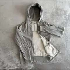 OLD UNIQLO ダブルジップパーカー グレー　Mサイズ