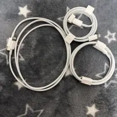 Apple Lightningケーブル 3本セット