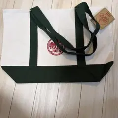 【新品】Trader Joe's トートバッグ アイボリー グリーン