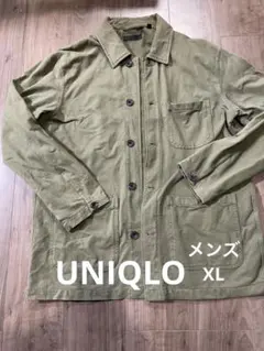 UNIQLO ユニクロ　ジャケット　メンズXL カーキのサムネイル