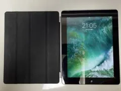 Apple iPad 本体 ブラック カバー付き