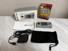 ゲームボーイミクロ シルバー ＋ スーパーマリオブラザーズ 動作確認済