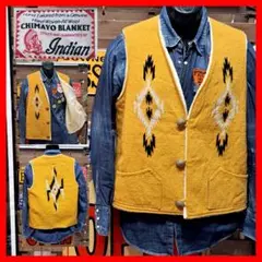 【美品】東洋エンタープライズ チマヨベスト 40 黒 インディアン ネイティブ 美品】東洋エンタープライズ チマヨベスト 40 黒 インディアン ネイティブ