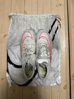 Nike マックスフライ(左外パンク有)　27cm ホワイト/ピンク