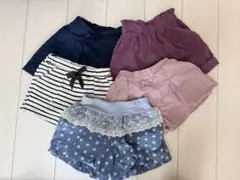 ボトムスセット 110㎝（1着）、120cm （3着）、130㎝（1着）