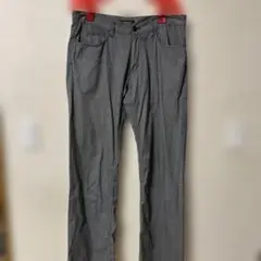 BURBERRY BLACK LABEL チェック柄パンツ グレー系　79サイズ