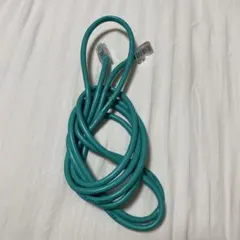 ターコイズ LANケーブル RJ45コネクタ
