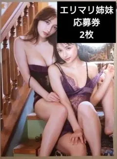エリマリ姉妹　フライデー　直筆サイン　チェキ　応募券　Erika 百瀬まりな