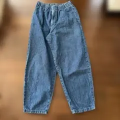 GU ブルーデニム イージーパンツ