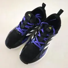adidas キッズ スニーカー FAIZGO ブラック パープル