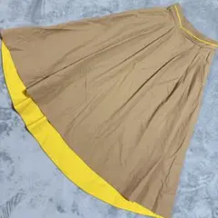 専用Mila Owen バイカラーフレアスカート 0